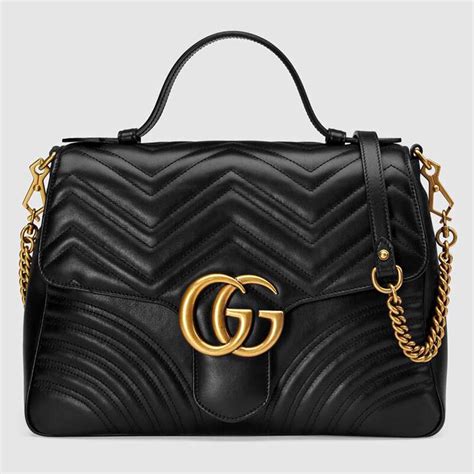 women's black gucci purse|women's Gucci handbag.